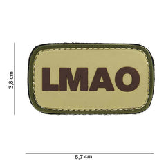 Embleem PVC LMAO #14003 Verde Tactical - Personalitate Distinctă