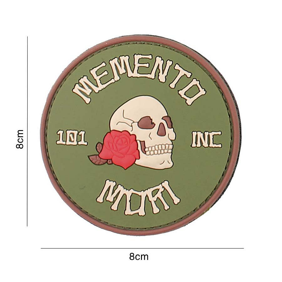 Embleem PVC Memento Mori 101 INC - Afirmație Tactică Esențială