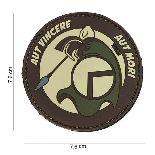 Embleem PVC Spartan 3D Maro - Afirmă-ți Spiritul Războinic