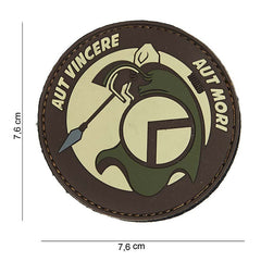 Embleem PVC Spartan 3D Maro - Afirmă-ți Spiritul Războinic