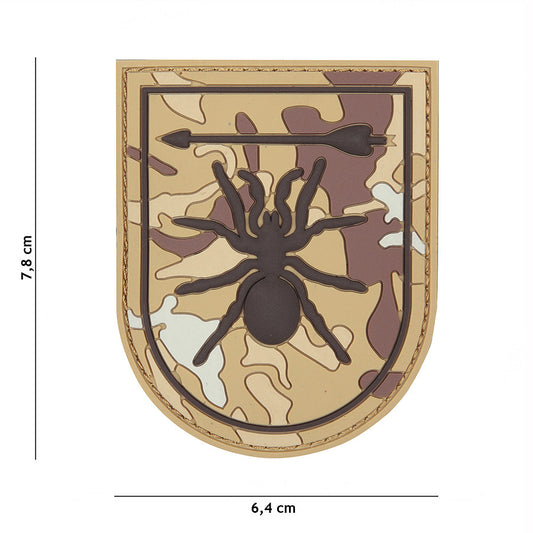 Embleem PVC Special Forces Spin Beige - Afirmă-ți Identitatea Tactică
