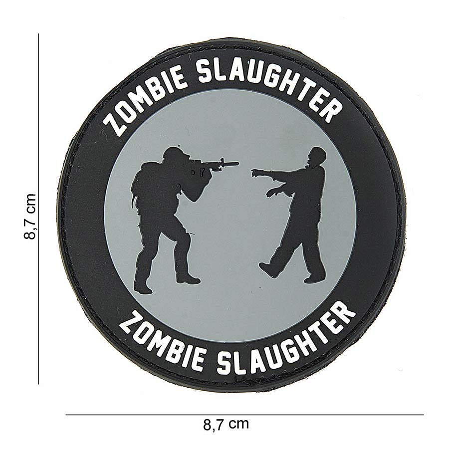 Embleem PVC Zombie Slaughter #10075 - Semnalul Tău de Luptă