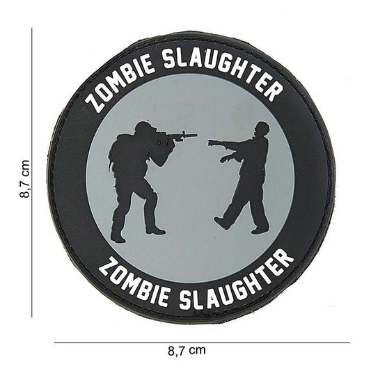 Embleem PVC Zombie Slaughter #10075 - Semnalul Tău de Luptă