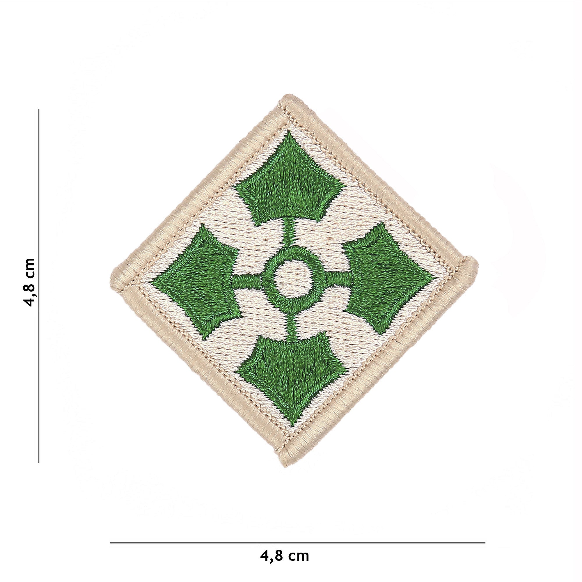 Embleem Stof 4th US Infantry Division Diverse - Afișează-ți Onoarea