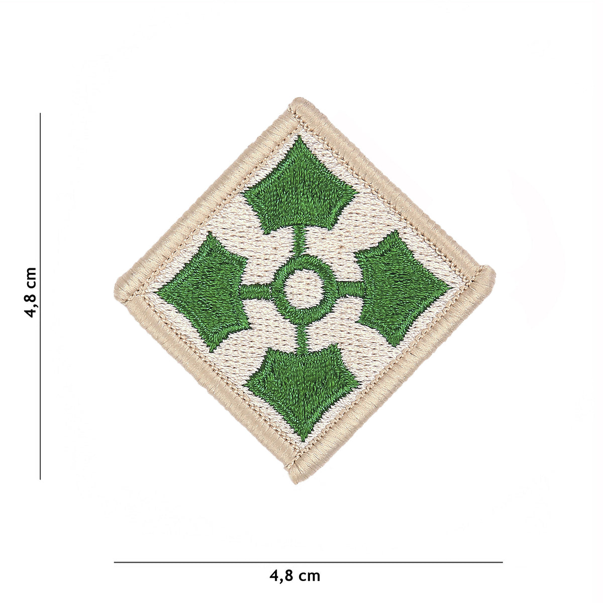 Embleem Stof 4th US Infantry Division Diverse - Afișează-ți Onoarea