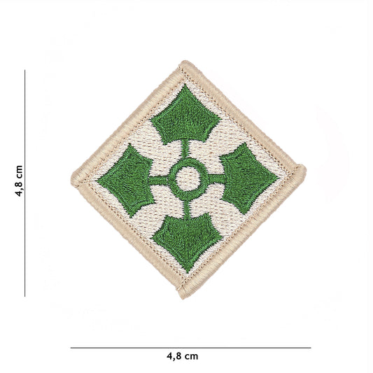 Embleem Stof 4th US Infantry Division Diverse - Afișează-ți Onoarea