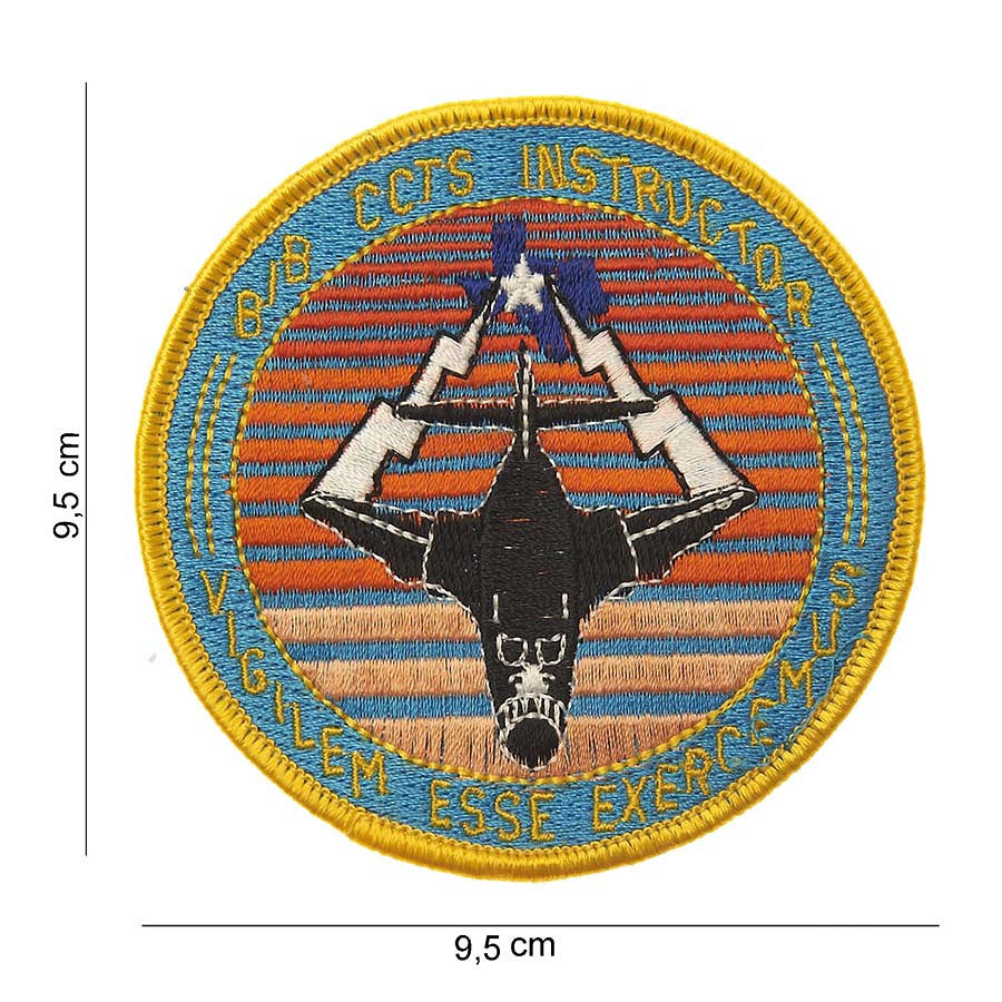 Embleem Stof Bib CCTS Intruc. #4082 Diversen - Semnalizare Tactică Durabilă