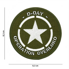 Embleem Stof D-Day Allied Star Divers Aliați - Recunoaștere Istorică