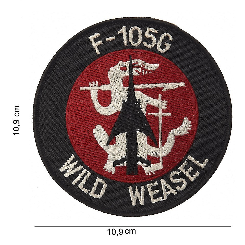 Embleem stof F-105G Wild Weasel #5033 Diversen - Mostenire Aviatică