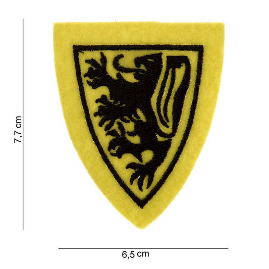 Embleem Stof Leul Flamand #1031 Diversen - Afirmă-ți Identitatea Tactică