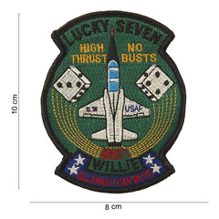 Embleem Stof Lucky Seven #4066 Divers - Noroc Autentic