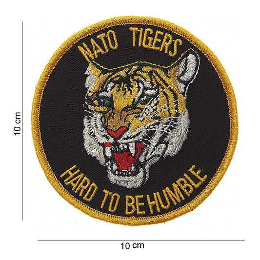 Embleem Stof NATO Tigers "Hard to be Humble" - Afirmă-ți Atitudinea
