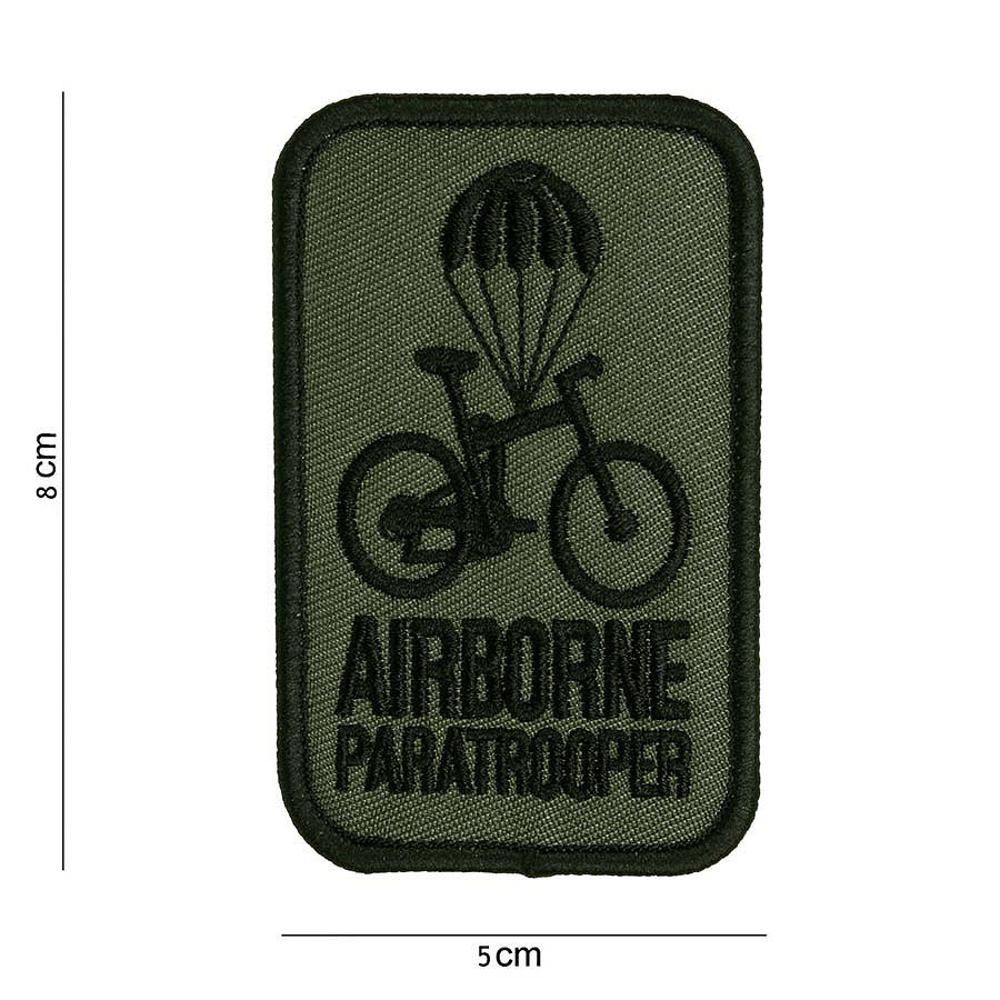 Embleem Stof Paratrooper Verde - Afirmă-ți Spiritul de Elită