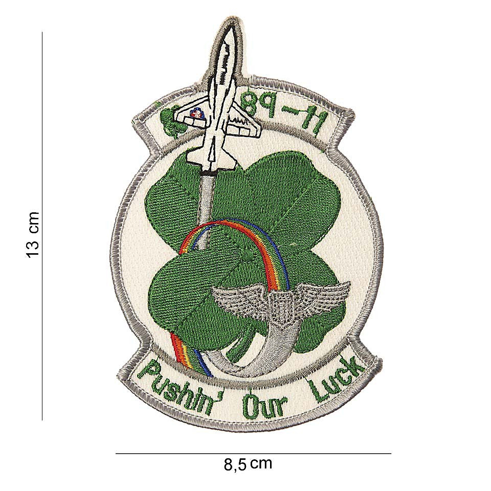 Embleem Stof pushin'our luck #4054 Diversen Tactical - Afișează-ți Atitudinea