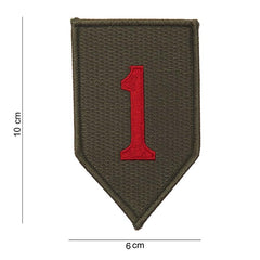 Embleem stof red one #3008 Diversen - Afirmă-ți Identitatea Tactică