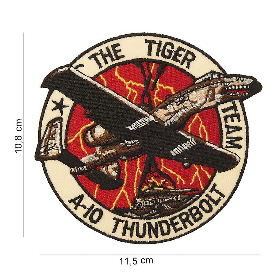 Embleem Stof The Tiger Team A-10 Thunderbolt #4070 Diversen - Afirmă-ți Identitatea Tactică