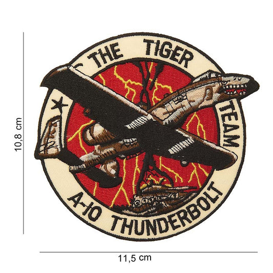 Embleem Stof The Tiger Team A-10 Thunderbolt #4070 Diversen - Afirmă-ți Identitatea Tactică