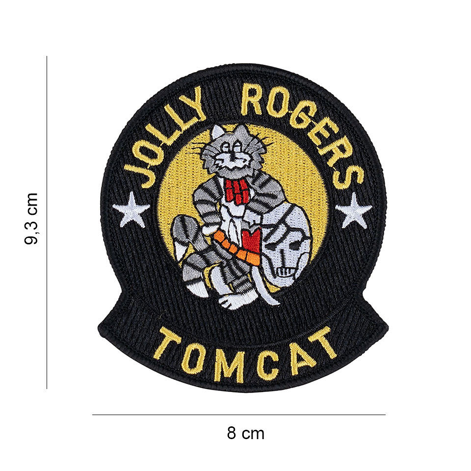 Embleem stof Tomcat Jolly Rogers #4046 Diversen - Personalizează-ți Echipamentul cu Stil