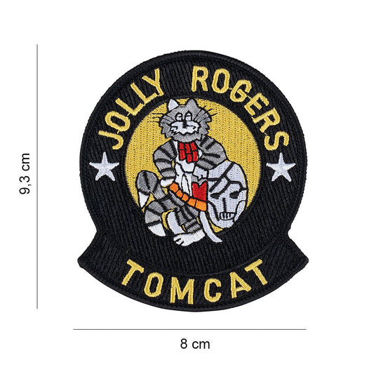 Embleem stof Tomcat Jolly Rogers #4046 Diversen - Personalizează-ți Echipamentul cu Stil