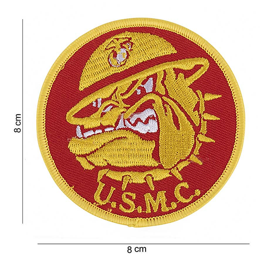 Embleem Stof U.S.M.C. Bulldog #16089 - Simbolul Spiritului de Luptă