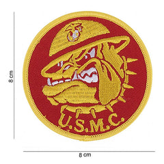 Embleem Stof U.S.M.C. Bulldog #16089 - Simbolul Spiritului de Luptă