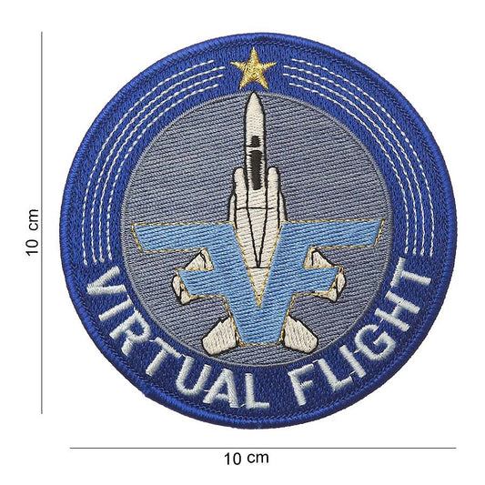 Embleem Stof Virtual Flight #4022 Multicolor - Semnul Tău de Elită