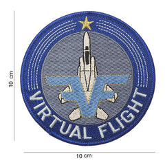 Embleem Stof Virtual Flight #4022 Multicolor - Semnul Tău de Elită