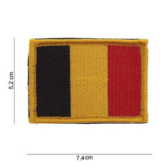 Embleem Stof Vlag Belgia Velcro Diverse - Identitate Rapidă & Sigură