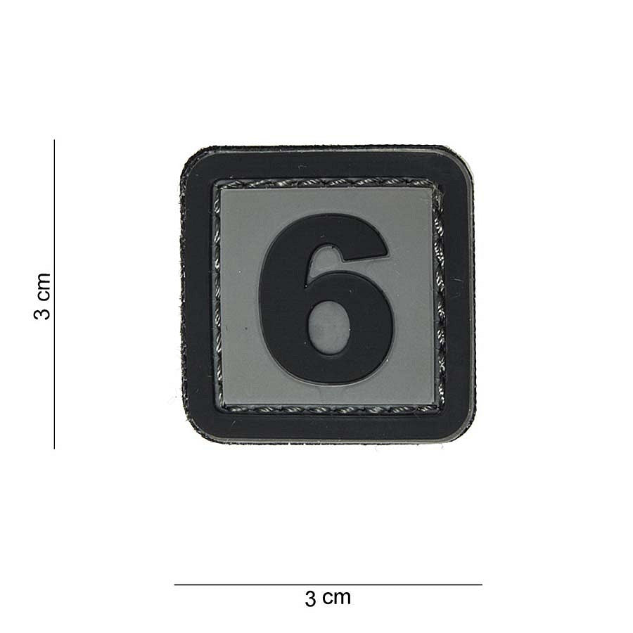 Embleem Tactic 3D PVC 6 #15007 Multi-Color - Recunoaștere Instantanee & Rezistență Maximă