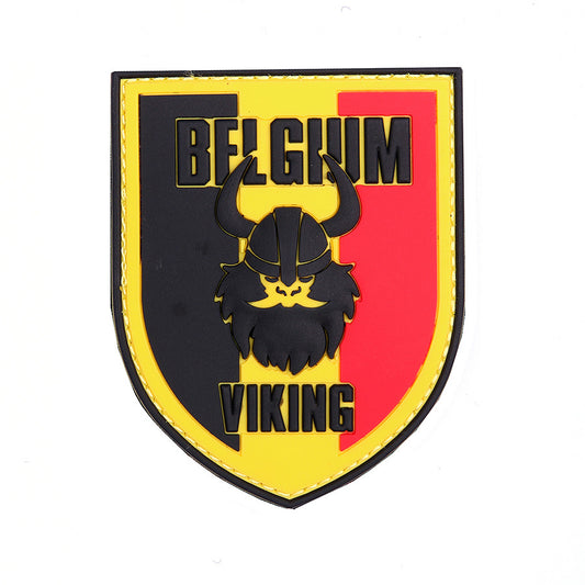 Embleem Tactic 3D PVC Belgium Viking - Afirmă-ți Spiritul Războinic
