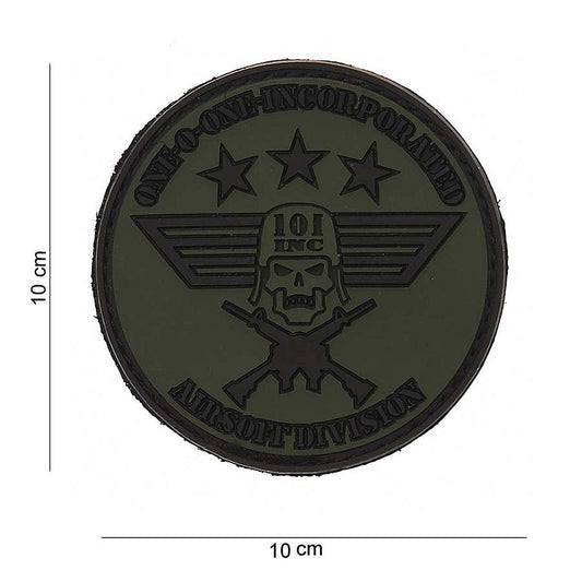 Embleem Tactic 3D PVC Rond Verde 101 INC - Identitate Vizuală Impactantă