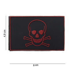 Embleem Tactic PVC Skull and Bones #10073 - Stil Inconfundabil, Rezistență Maximă