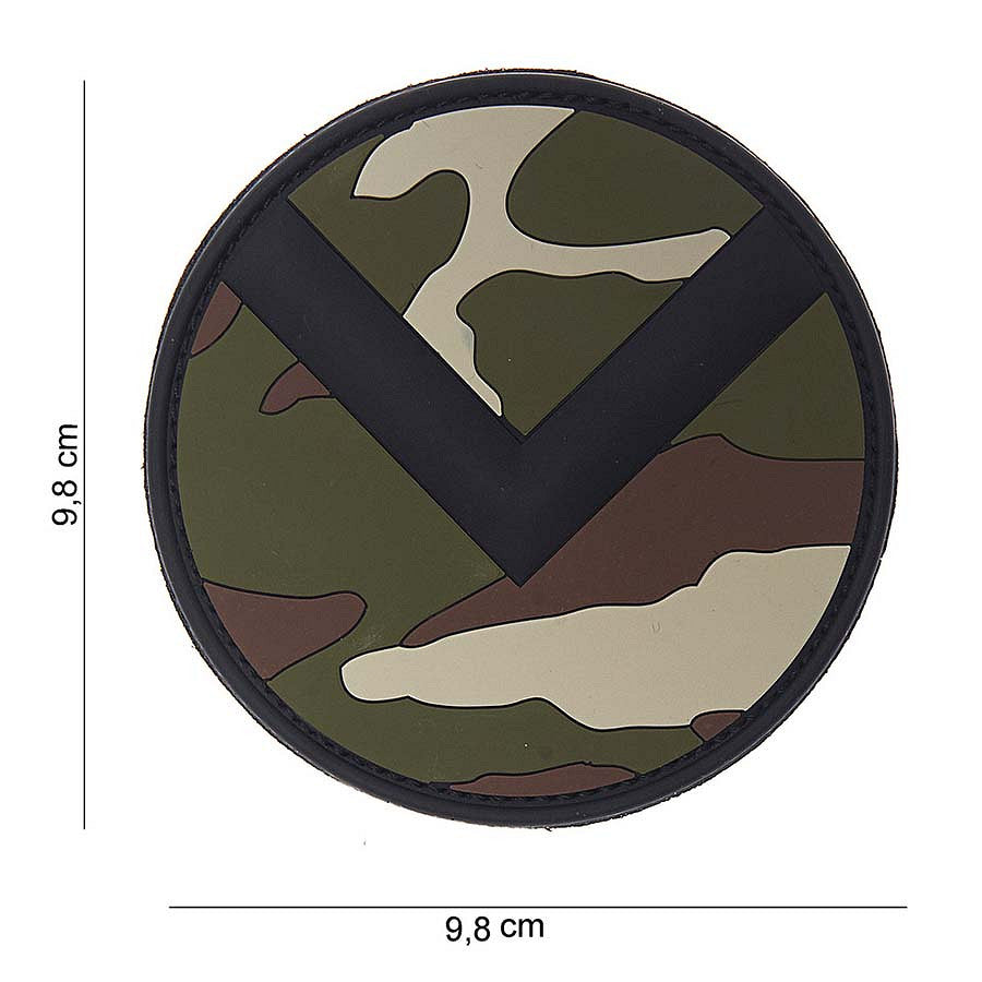 Embleem Tactic Spartaan 3D PVC Shield WDL - Afirmă-ți Liderul Interior