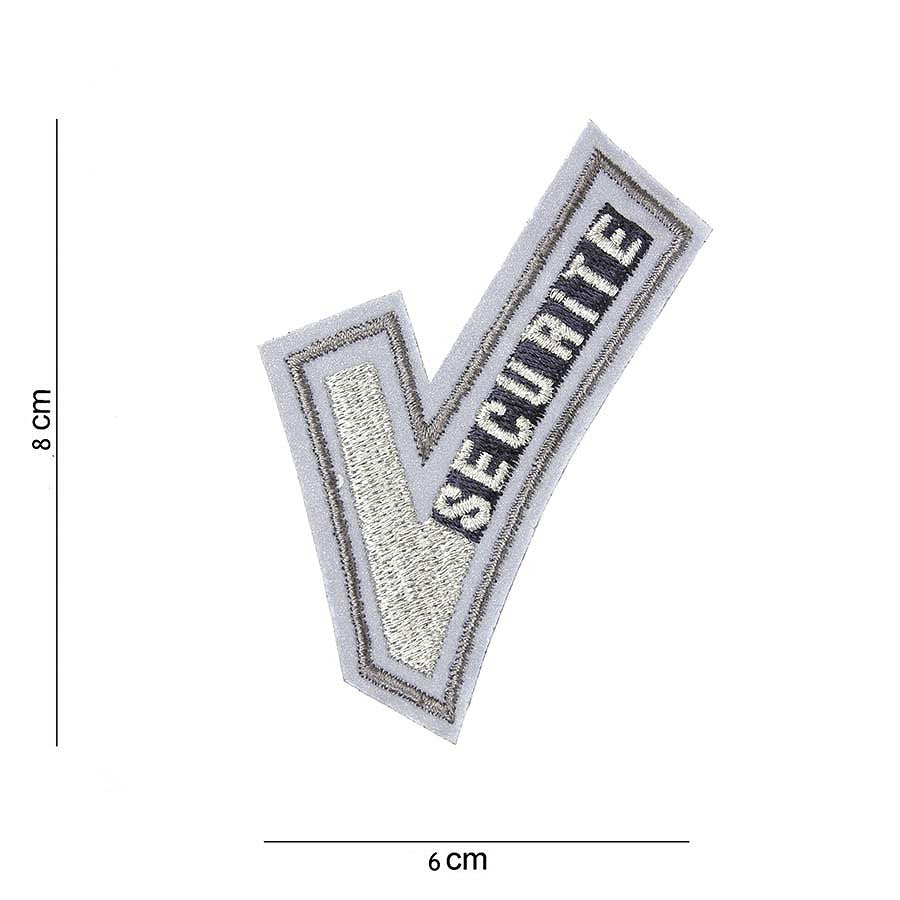 Embleem Tactice Securite Reflectiv #5013 - Vizibilitate Critică și Autoritate sporită
