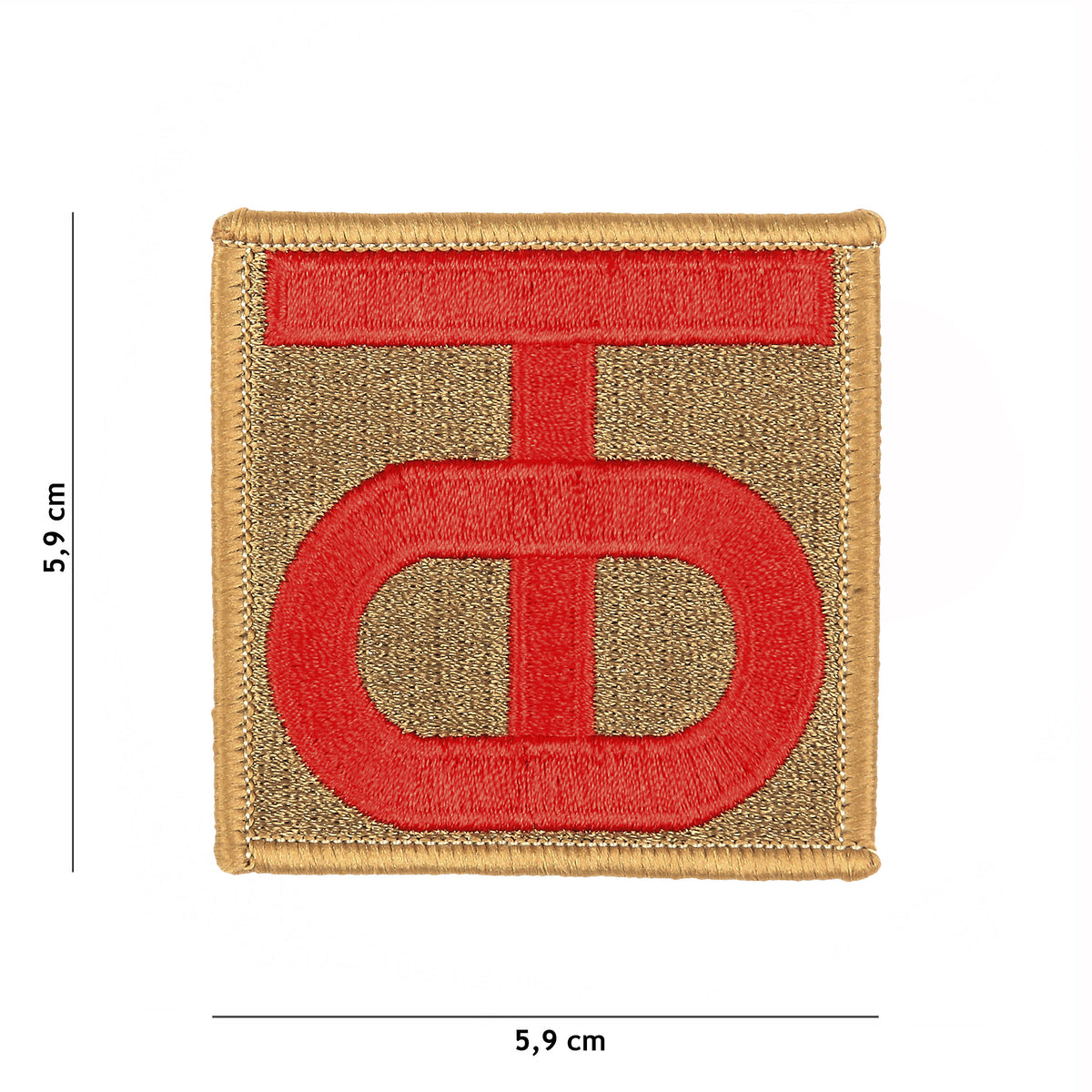 Embleem Textil 90th US Infantry Division WWII Diversen - Omagiu Istoric Autentic