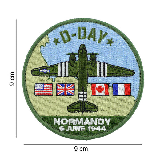 Embleem Textil D-Day C-47 Multicolor - Omagiu Istoric Autentic