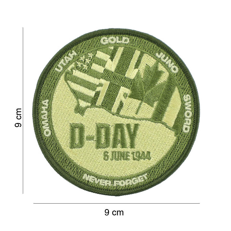 Embleem Textil D-Day Never Forget Divers - Onorează Istoria, Afirmă Angajamentul