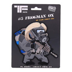 Embleem TF-2215 3D PVC Frogman Ox Nr.5 - Afirmă-ți Identitatea Tactică