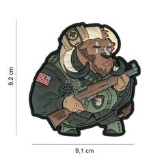 Embleem TF-2215 Airborne Ox Nr. 7 3D PVC - Identitate Tactică De Necontestat
