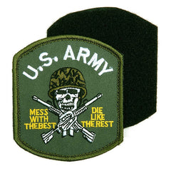 Embleem US Army Doodskop Diversen - Afirmă-ți Spiritul Războinic