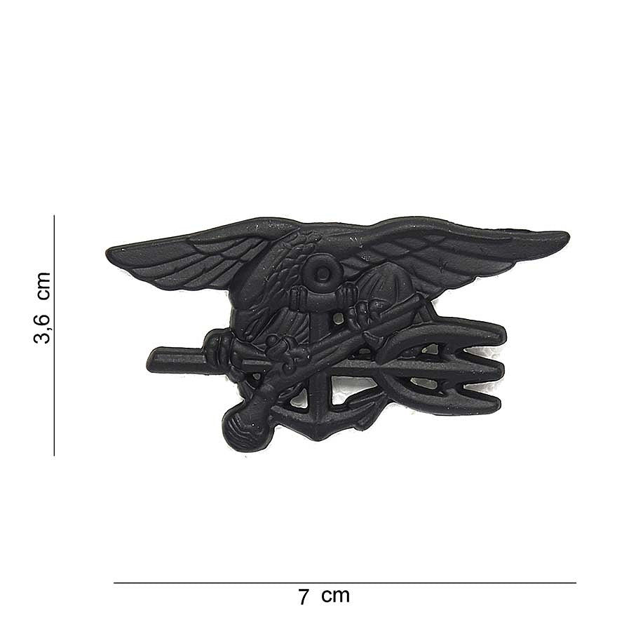 Embleem US Navy Seals Negru - Simbolul Forței Elite