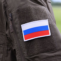 Embleem Vlag Rusia #7133 - Detalii Impecabile, Aderare Autentică