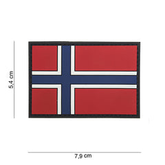 Emblem 3D PVC Norvegia #15051 - Afișează-ți Identitatea Tactică