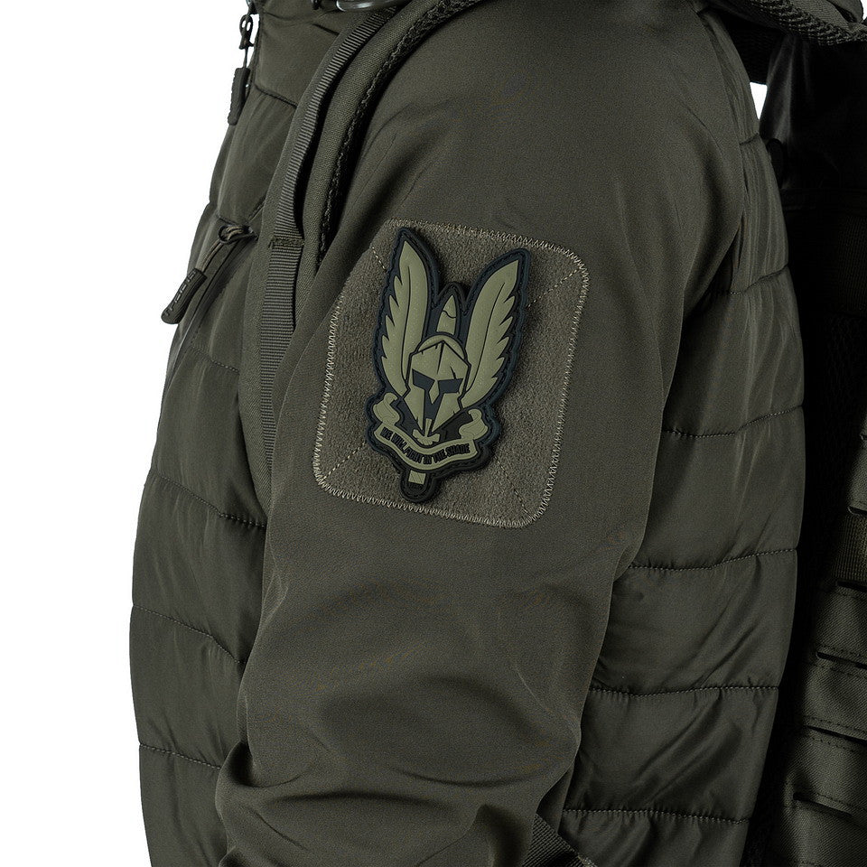 Emblem 3D PVC Spartan Verde - Afirmație de Neclintit