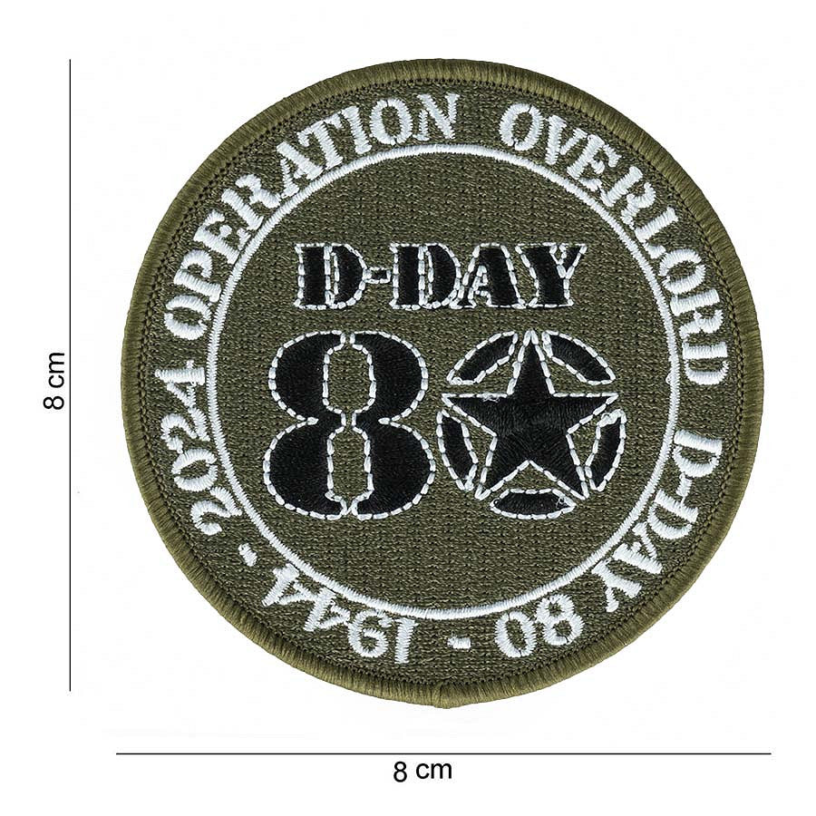 Emblem D-Day 80 Operation Overlord #4038 - Onoare și Istorie Autentică
