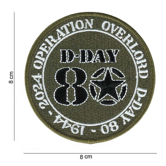 Emblem D-Day 80 Operation Overlord #4038 - Onoare și Istorie Autentică