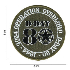 Emblem D-Day 80 Operation Overlord #4038 - Onoare și Istorie Autentică