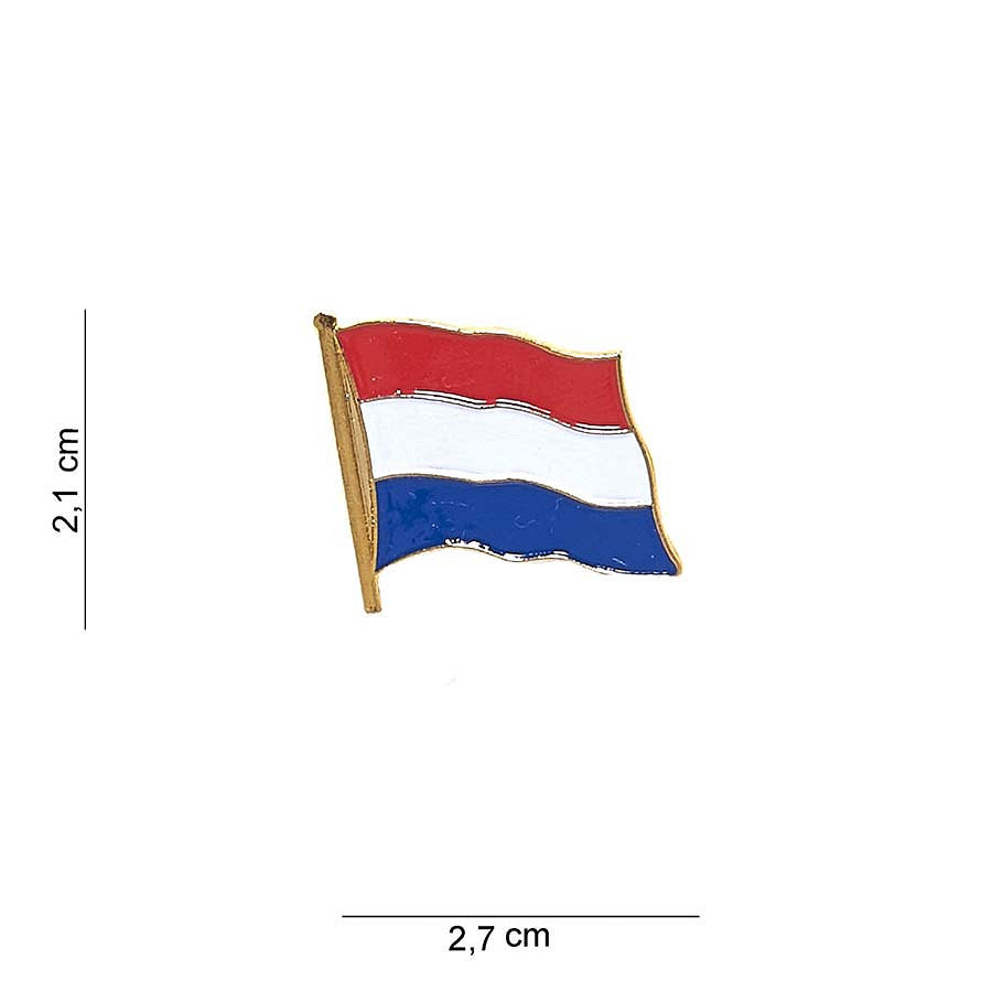 Emblem Metalic Drapel Olandez Diversen - Afirmă-ți Mândria Națională