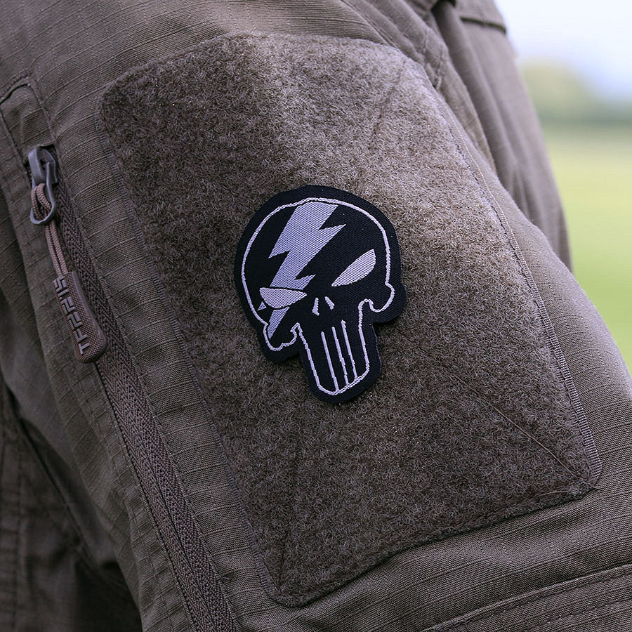 Emblem Punisher Thunder Tactical - Detalii Premium, Mesaj Puternic