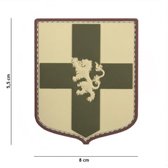 Emblemă 3D Duits Schild Coyote Militară - Identitate Tactică Durabilă